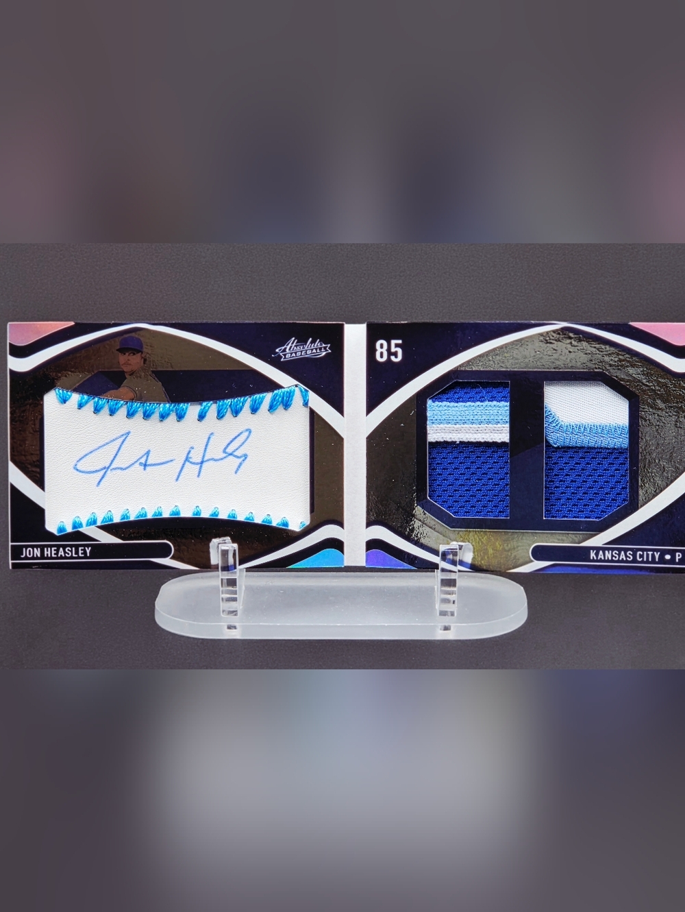 2022 Jon Heasley Absolute Baseball Rookie Booklet Auto 21/30 — Kansas City